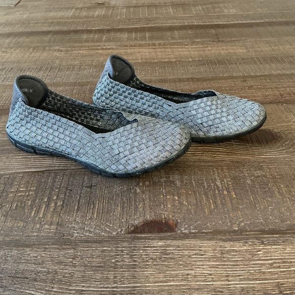 Corkys Women's Silver Woven Loafers - Picture 6 of 7